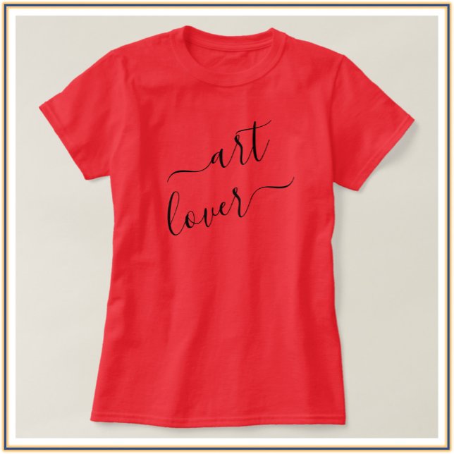 Camiseta Guión de estilo Art Lover simple y Moda (Subido por el creador)