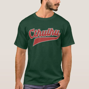 Camiseta Guión de la Liga Cthulhu - Letras de Eldritch vint