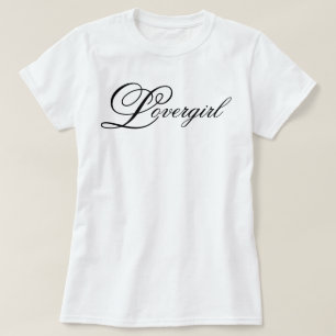 Camiseta Guion de Lovergirl dulce y bonita