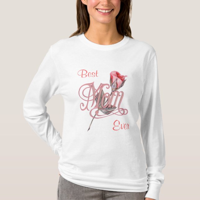 Camiseta Guión de mamá y Rosa (Anverso)