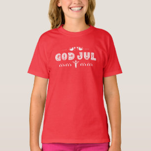 Camiseta Guión escandinavo para los Navidades feos suecos d