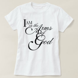 Camiseta Guion espiritual chic Estoy en los brazos de Dios