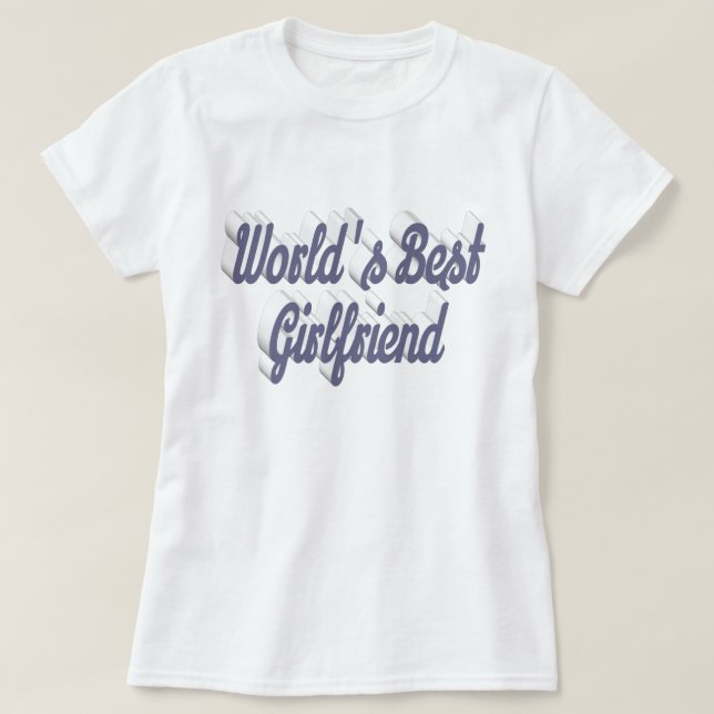 Camiseta Guión gris de Girlfriend (Diseño del anverso)