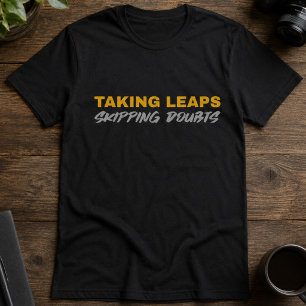Camiseta Guión Motivacional Saltando Dudas y Dando Saltos