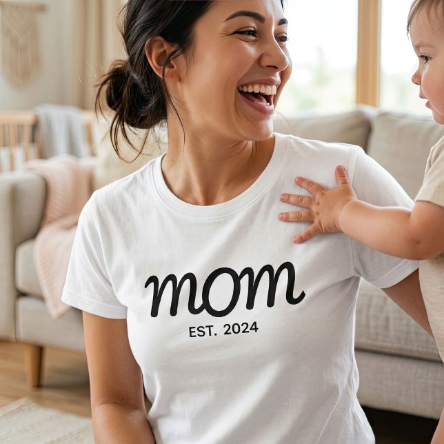 Camiseta Guion Negro Madre Establecida (Subido por el creador)