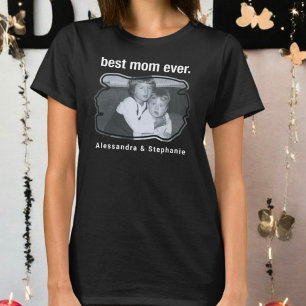 Camiseta Guión por el nombre personalizado de la mejor mamá