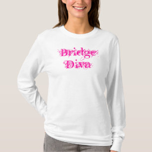 Camiseta Guión rosa de moda de Bridge Diva