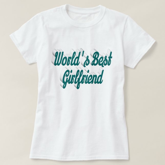 Camiseta Guión verde de Girlfriend (Diseño del anverso)