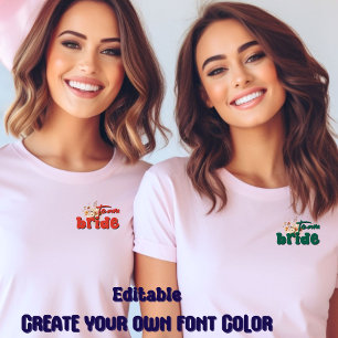 Camiseta Guiones de selección de novias-rusticas-modernas-s
