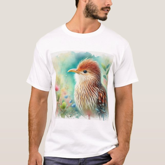 Camiseta Guira Cuckoo 010924AREF149 - Watercolor (Anverso)