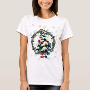 Camiseta GUIRNALDA de los DUENDES, del ÁRBOL y del ABETO de