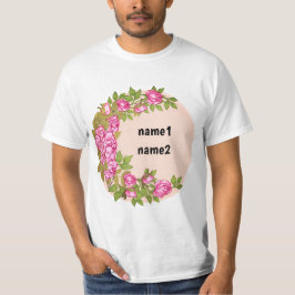Camiseta Guirnalda de rosas