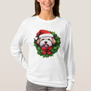 Camiseta Guirnalda de vacaciones de algodón-de-tulear