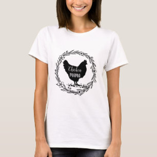 Camiseta Guirnalda decorativa de mamá gallina