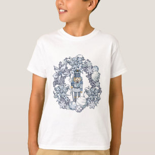 Camiseta Guirnalda del cascanueces del navidad blanco