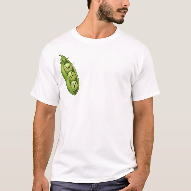 Camiseta Guisantes dormilones en una vaina (Anverso)
