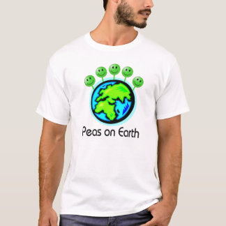 Camiseta guisantes en la tierra