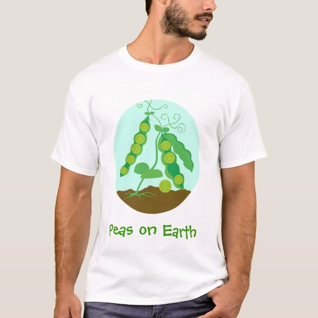 Camiseta Guisantes en la tierra (Anverso)