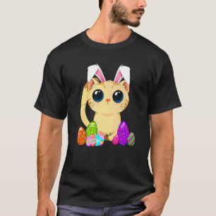 Camiseta Guiso De Gato De Pascua Y Huevo De Colores