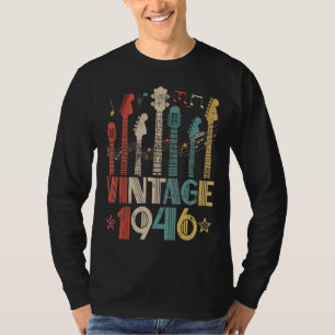 Camiseta Guit de cumpleaños Retro Vintage 1946