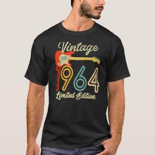Camiseta Guitar 58 años Vintage 1964