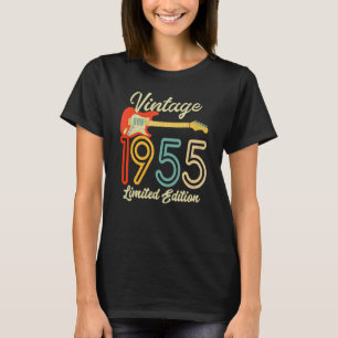 Camiseta Guitar 67 años Vintage 1955