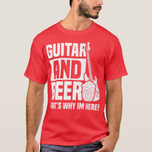 Camiseta Guitar and beer thats why im hereGuitar Player326