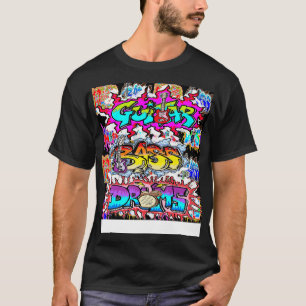 Camiseta Guitar Bass Drums Music by LowEndGraphics