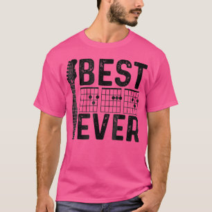 Camiseta Guitar Best Dad Ever Chords Guitarist Funny Father
