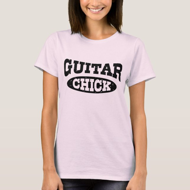Camiseta Guitar Chick (Anverso)