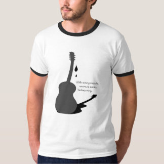 Camiseta Guitar con suavidad llorando