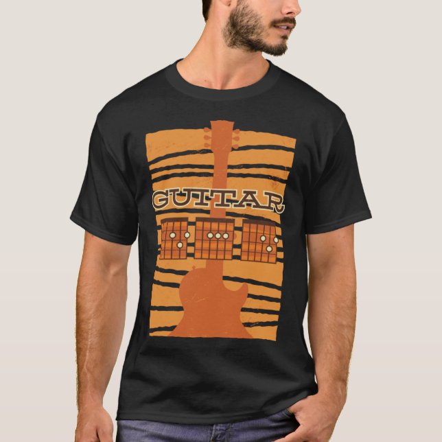 Camiseta Guitar Dad Music Musician (Anverso)