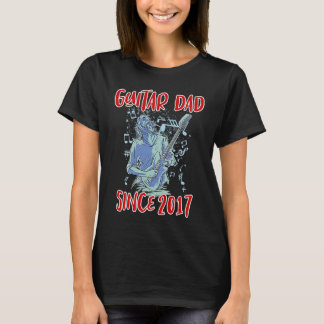 Camiseta Guitar dad since 2017