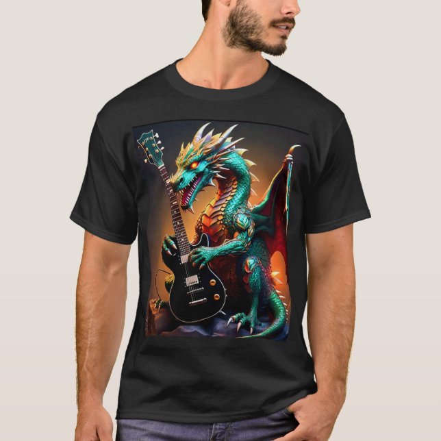 Camiseta Guitar Dragon (Anverso)