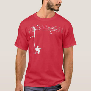 Camiseta Guitar Electric Funny Wired SoundGuitar Player