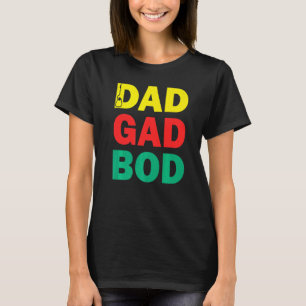Camiseta Guitar Father Figure Dad Bod Day Dadgadbod Guitari