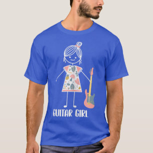Camiseta Guitar GirlEGuitar Rock Guitarist Electric Guitar 