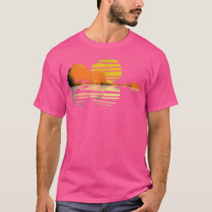 Camiseta Guitar Graphic Guitar Player Rock Band Member Musi
