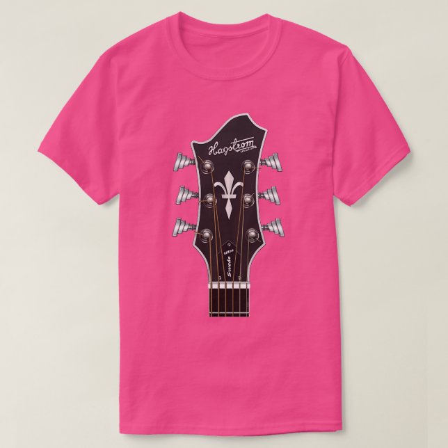 CAMISETA GUITAR HEADSTOCK ART HAGSTROM ULTRA SWEDE (Diseño del anverso)