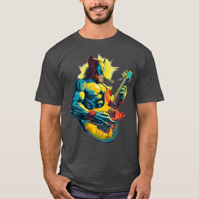 Camiseta Guitar Hero Retro T-SHirt (Anverso)