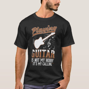 Camiseta Guitar Hobby Guitarra Eléctrica Guitarra Acústica