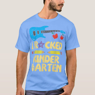 Camiseta Guitar I Rockeó El Jardín De Niños El Día Pasado G