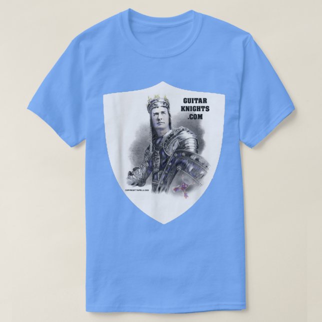 Camiseta Guitar Knights  (Diseño del anverso)