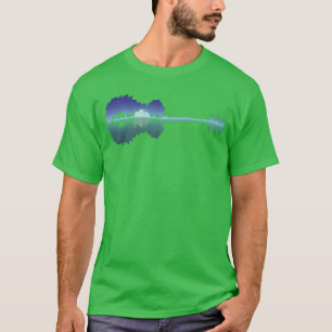 Camiseta Guitar Lake Shadow Amantes de la Música Rock Guita
