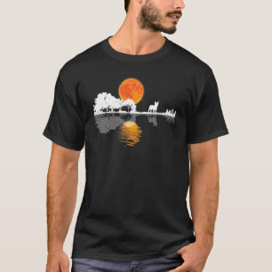 Camiseta Guitar Lake Shadow Bulldog francés Perro