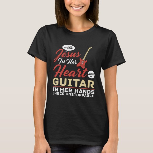 Camiseta Guitar Lesson Guitarist Beginner Music Instrument  (Anverso)
