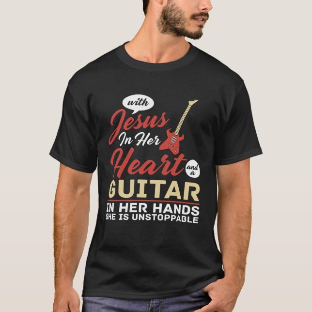 Camiseta Guitar Lesson Guitarist Beginner Music Instrument  (Anverso)