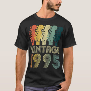 Camiseta Guitar Lover 27 Year Old Gifts Vintage 1995 Limite
