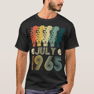 Camiseta Guitar Lover 57 Year Old Gifts Vintage 1965 Limite