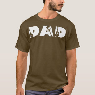 Camiseta Guitar Lover Guitarist Dad Funny Music Fathers Day